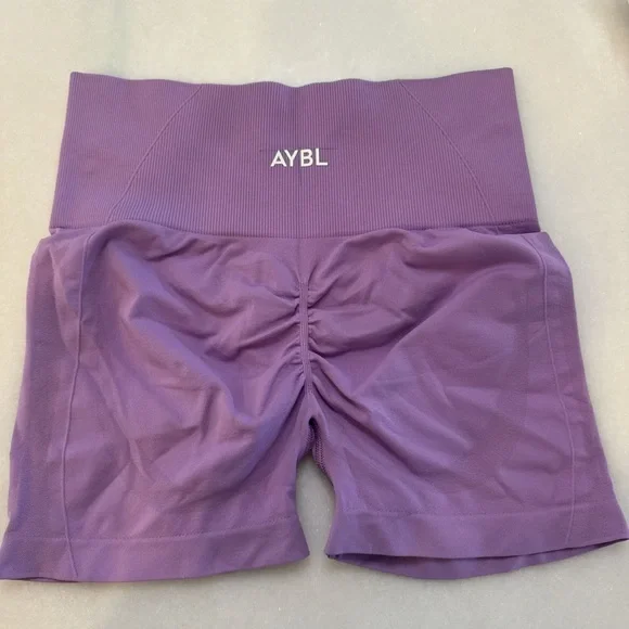 AYBL Lilac Athletic Bike Shorts - Picture 4 of 6